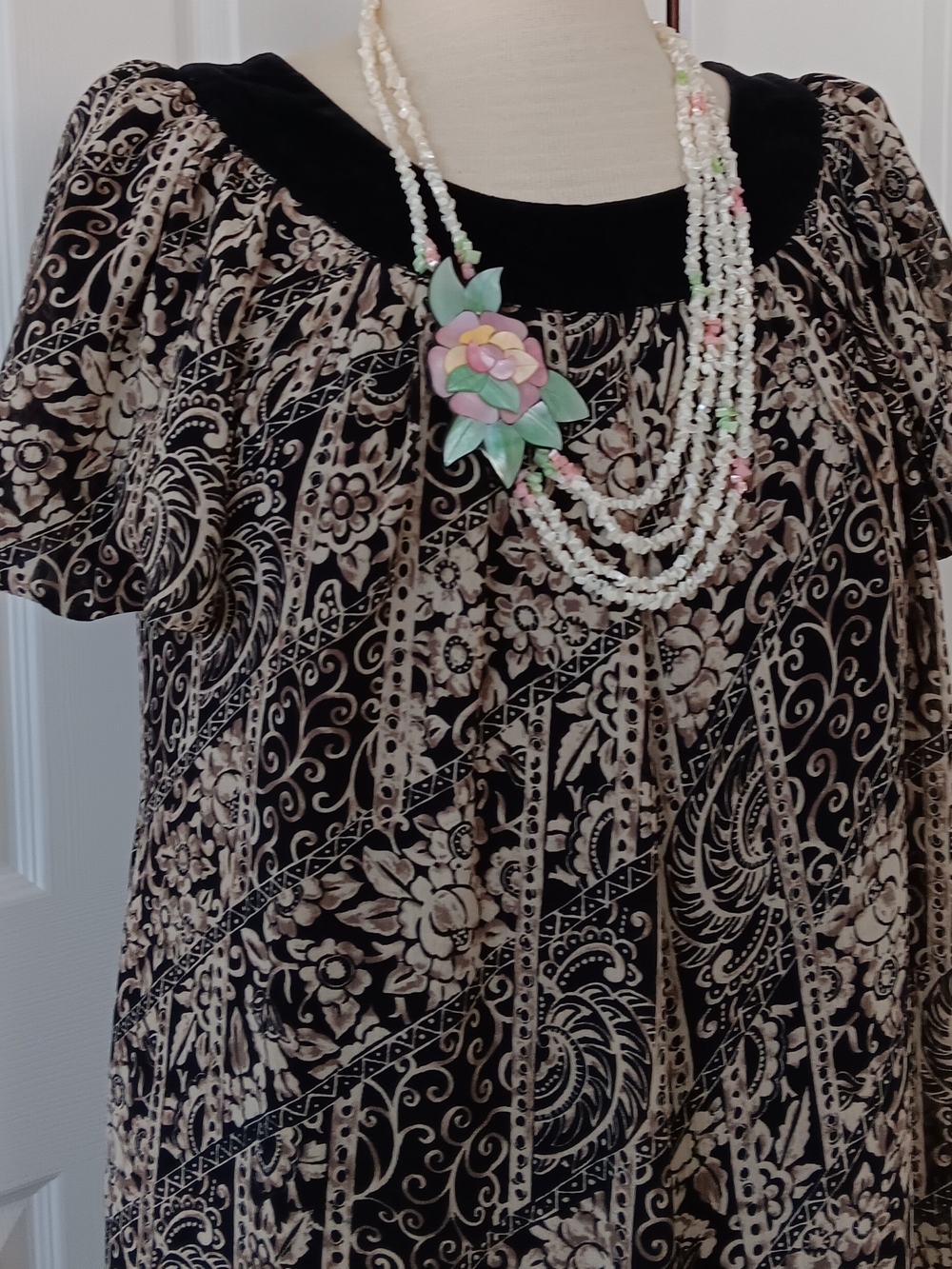 Vintage Liberty House Hawaiian Maxi Dress - Picture 3 of 9